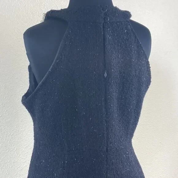 VINTAGE INC INTERNATIONAL CONCEPTS WOMEN BLACK AND SILVER DRESS SIZE 12 - Picture 10 of 16